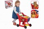 Dětský nákupní vozík - košík s potravinami - 14 dílů Nové zboží