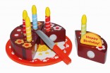 Dětský dřevěný narozeninový dort - krájecí Nové zboží