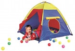 Krásný barevný dětský stan s míčky  nové zboží AKCE do vyprodání zásob