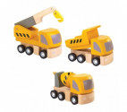 Plan Toys Dřevěná Stavební auta 6047 nové zboží AKCE