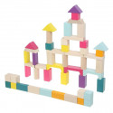 Cubika - Stavebnice dřevěné kostky - 50 ks 